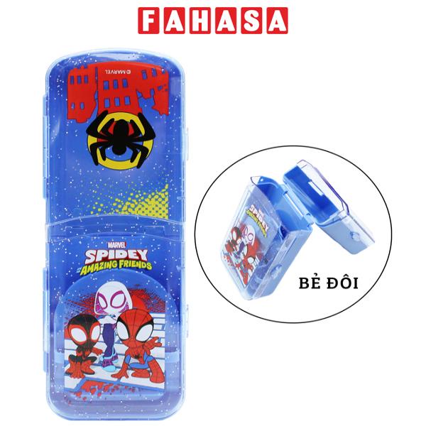 Hộp Bút Nhựa Có Thể Bẻ Đôi - Hoohoohaha Marvel Spidey - Amazing Friends
