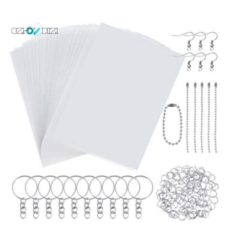 Giấy nghệ thuật co ngót tấm co nhiệt bộ nhựa lỗ đục móc khóa bút chì tự làm vẽ nghệ thuật cung cấp