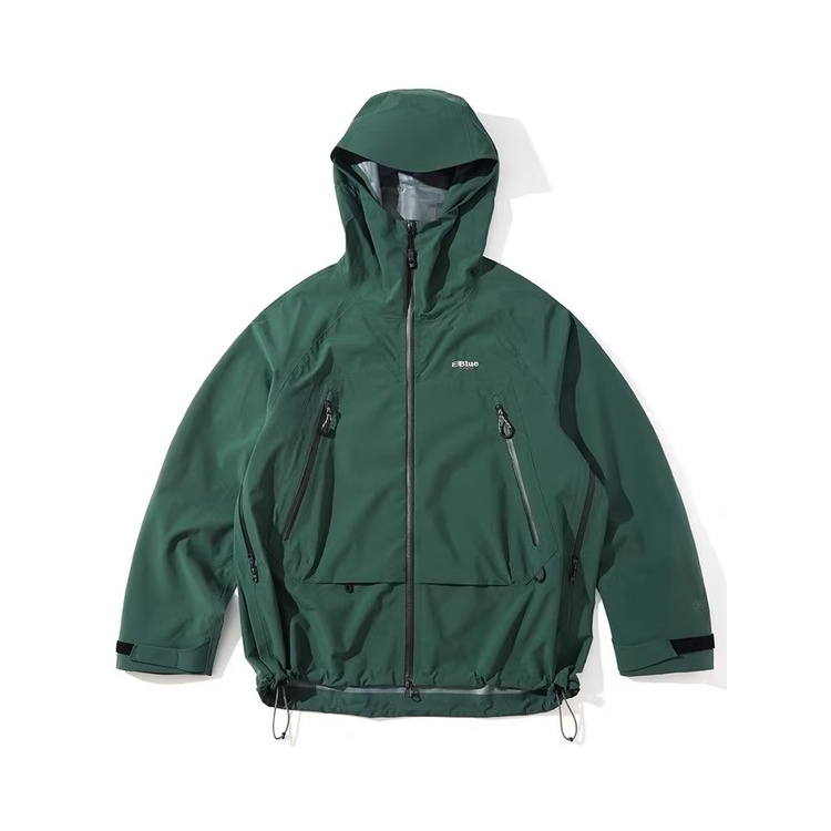 Áo Khoác Thể Thao Dáng Rộng Chống Gió / Thấm Nước Có Mũ Trùm Cá Tính Dành Cho Cặp Đôi