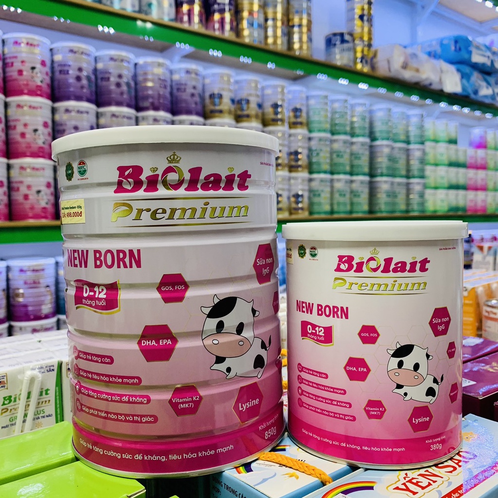 Sữa Non Biolait New Born Giúp Trẻ Tăng Cân, Sức Đề Kháng, Phát Triển Não Bộ Và Thị Giác, Tiêu Hóa Khỏe Mạnh