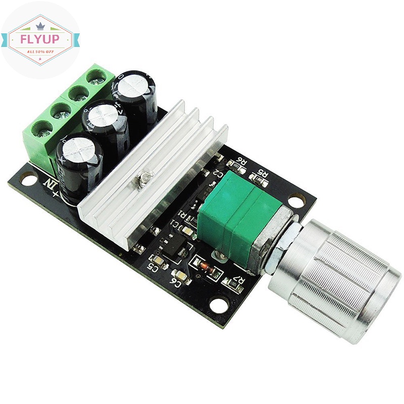 Flyup Bộ Điều Khiển Tốc Độ Động Cơ pwm dc 6v 12v 24v 28v 3a