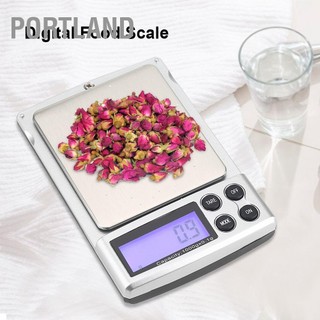 Portland 1kg/0.1g màn hình lcd hiển thị kỹ thuật số điện tử bỏ túi trang sức cân thực phẩm dụng cụ nhà bếp mới