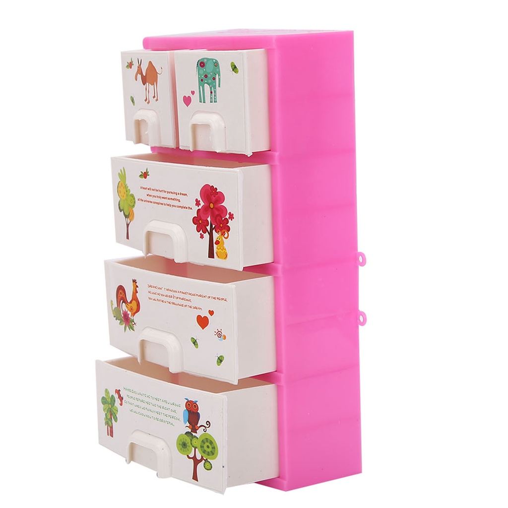 Tủ quần áo kín cho phụ kiện búp bê ghim đồ chơi nội thất nhà búp bê