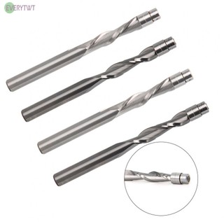 ⭐24H SHIPING ⭐Compression Flush Trim Solid Carbide Spiral Router Bit Miilling Cutter 6.35mm6mm