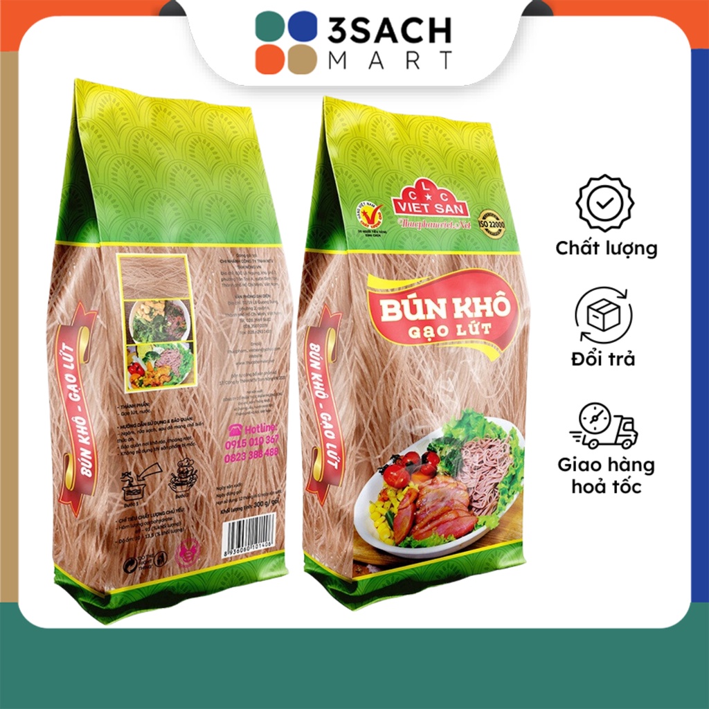 Bún Gạo Lứt Việt San (Gói 300g)