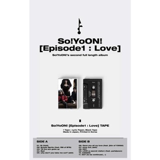 (Tape ver.) SoYoON - 2nd full album [Episode1 Love]