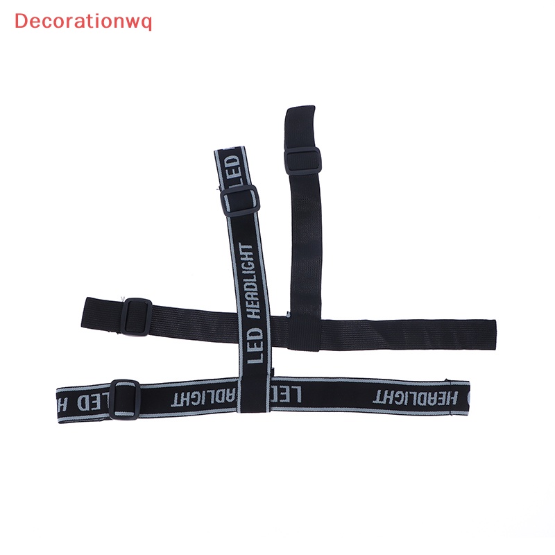 Trang tríwq dây đai đeo đầu đàn hồi cho đèn pha led đèn trước xe đạp đèn trước có thể điều chỉnh đa năng dây đeo đầu có độ đàn hồi cao băng đô phía trước mới