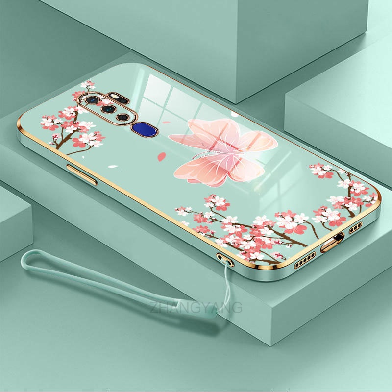 Ốp ĐiệN ThoạI HọA TiếT Bươm BướM Cho oppo a5 2020 a9 2020 a9