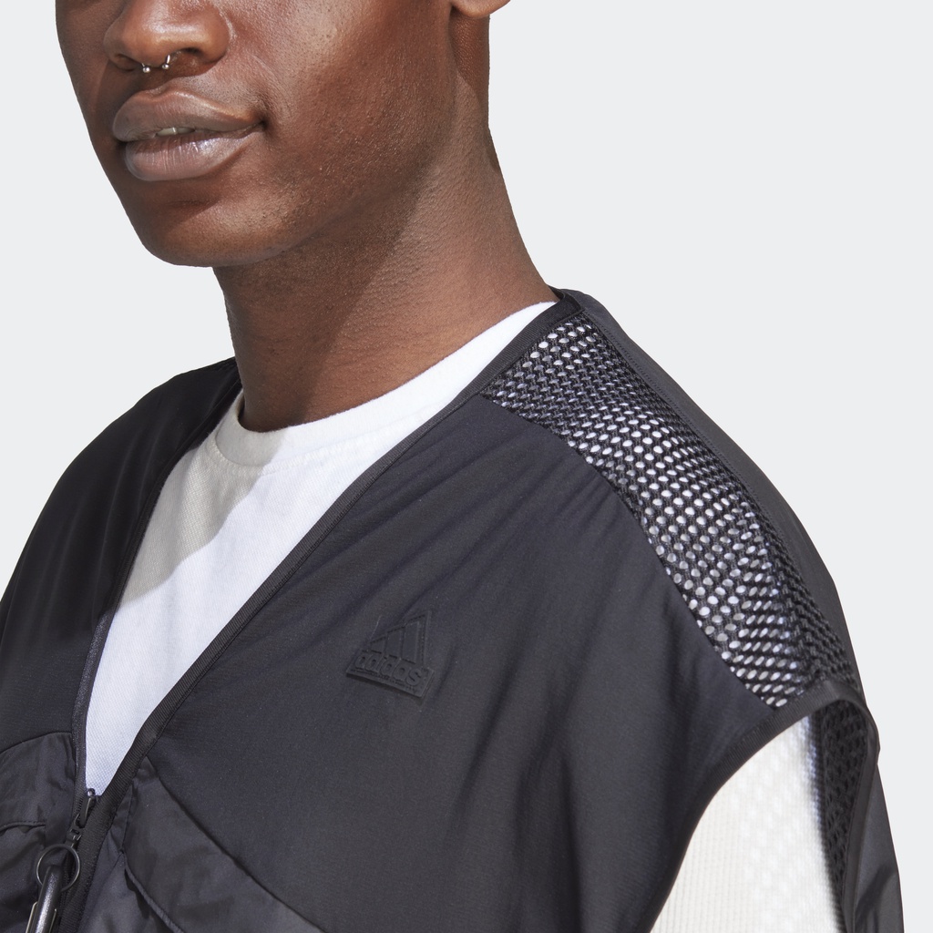 Adidas Phong cách sống Áo Gile Premium City Escape Nam Đen IC6735