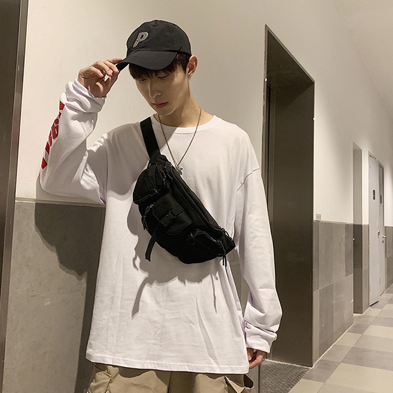 Túi Đeo Chéo Ngực Phong Cách Thể Thao Nhật Bản Cho Nữ