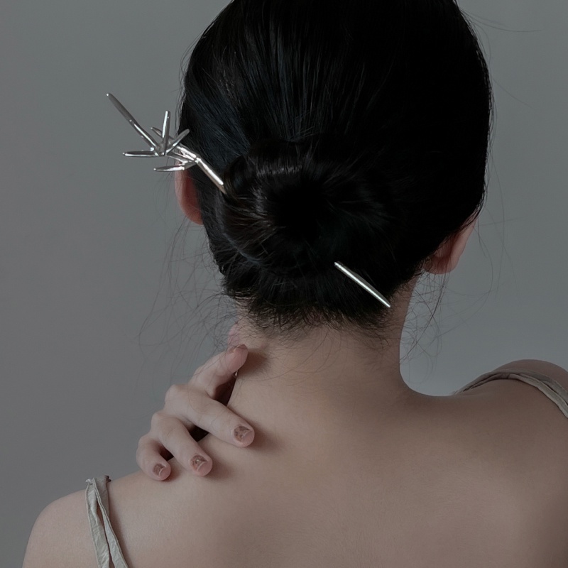 Trâm Cài Tóc Bằng Kim Loại Thiết Kế Mới Thời Trang Theo Phong Cách Trung Hoa