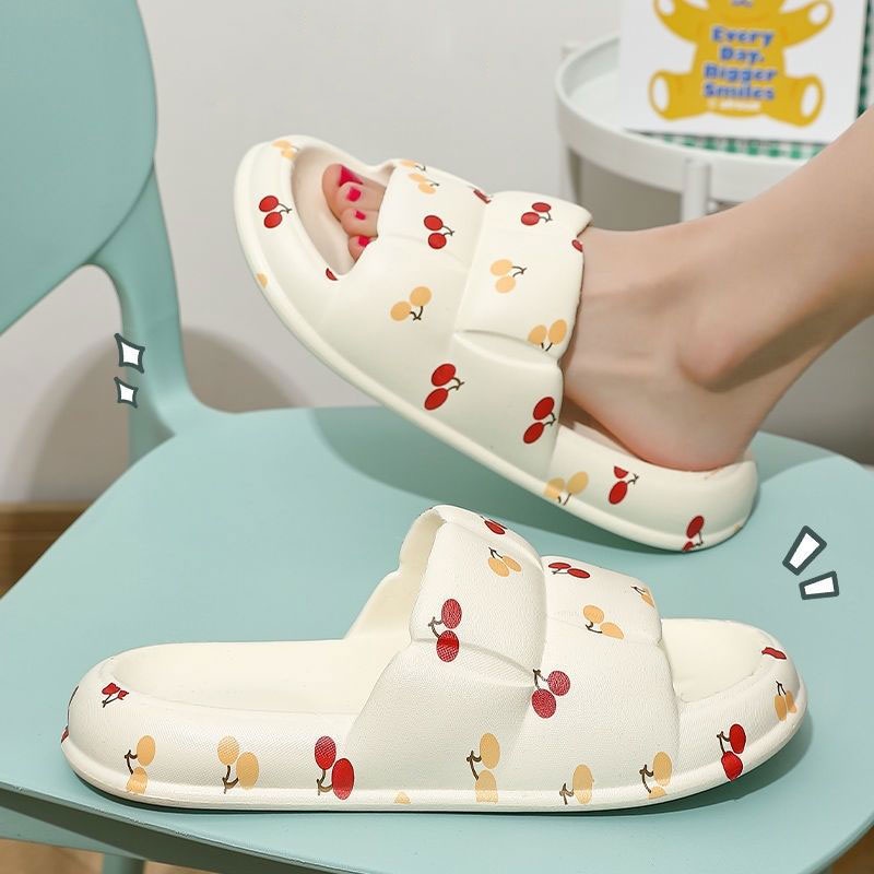 Dép Đi Trong Nhà Tắm Đế Dày Mềm Mại Chống Trượt Thời Trang Mùa Hè Cho Nữ