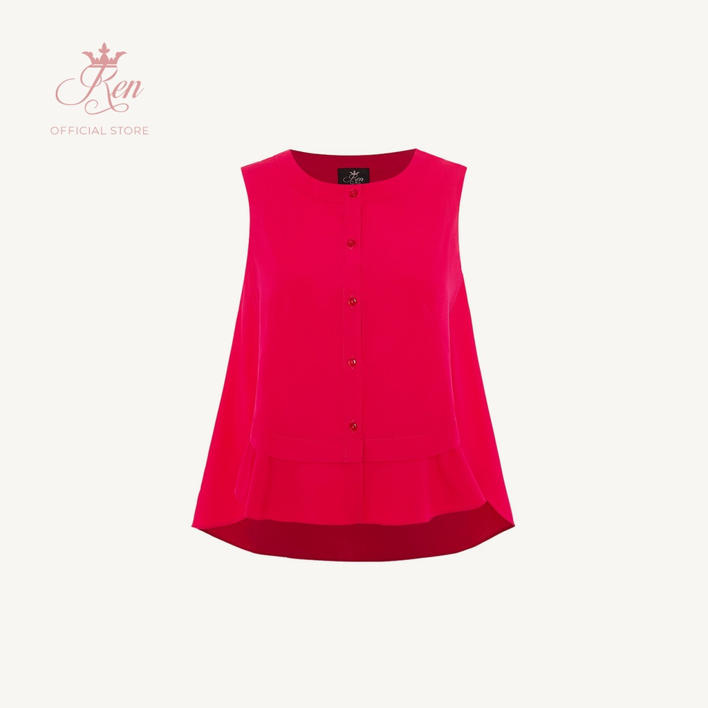 REN BY TEE - Áo Vạt Cao Thấp Nhún Vạt Trước Nhiều Màu