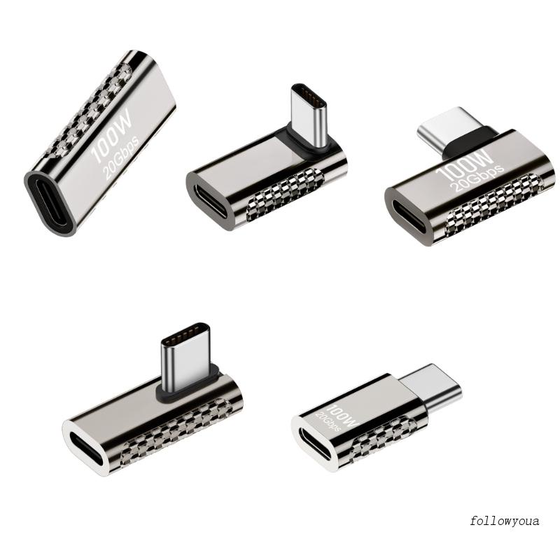 Thiết Bị Chuyển Đổi Dữ Liệu USB-C Góc Phải 90 Độ Cho Laptop / Điện Thoại