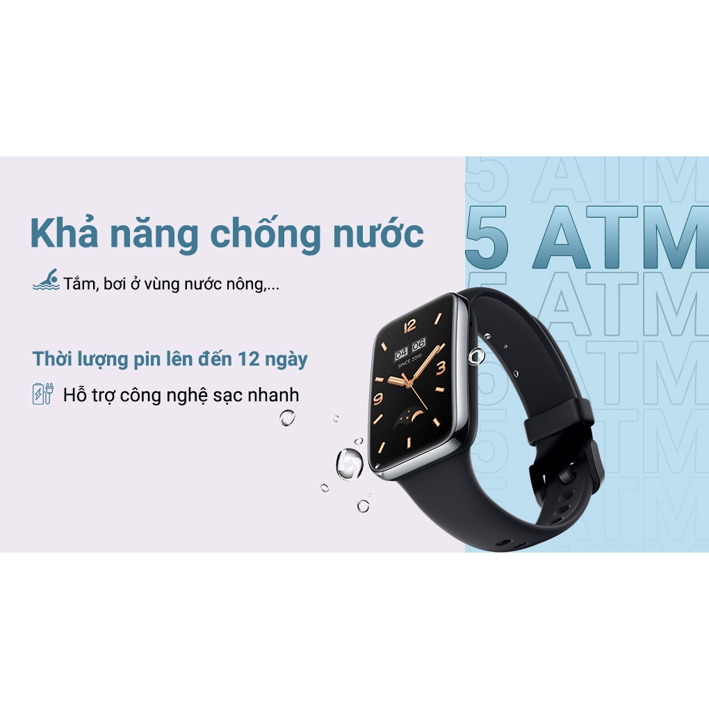 Vòng đeo tay thông minh Xiaomi Band 7 Pro - Bảo hành 12 tháng