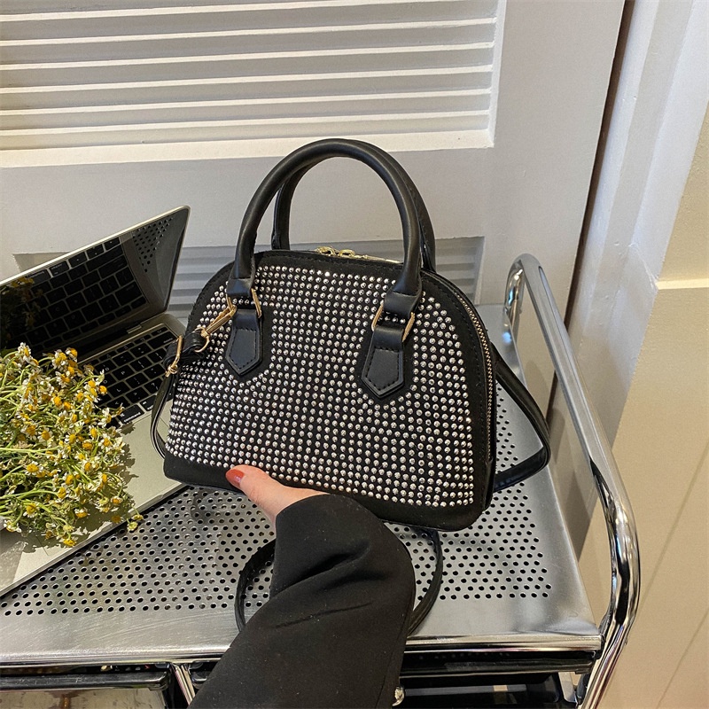 Túi Đeo Vai Cỡ Nhỏ Đính Đá Thời Trang Mùa Xuân 2023 Cho Nữ