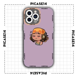 Ốp iphone cạnh vuông Picase14 Raze Valorant icon cute 6/6s/7plus/8plus/x/xr/xs/11/12/13/pro/max/plus/promax/14