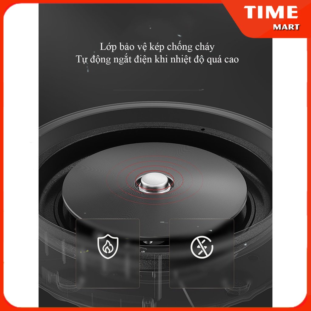 [CHÍNH HÃNG] Nồi lẩu điện đa năng WANMI YK-DHG135U 5L [TIME_MART Siêu Thị Tiện ích Gia Đình]
