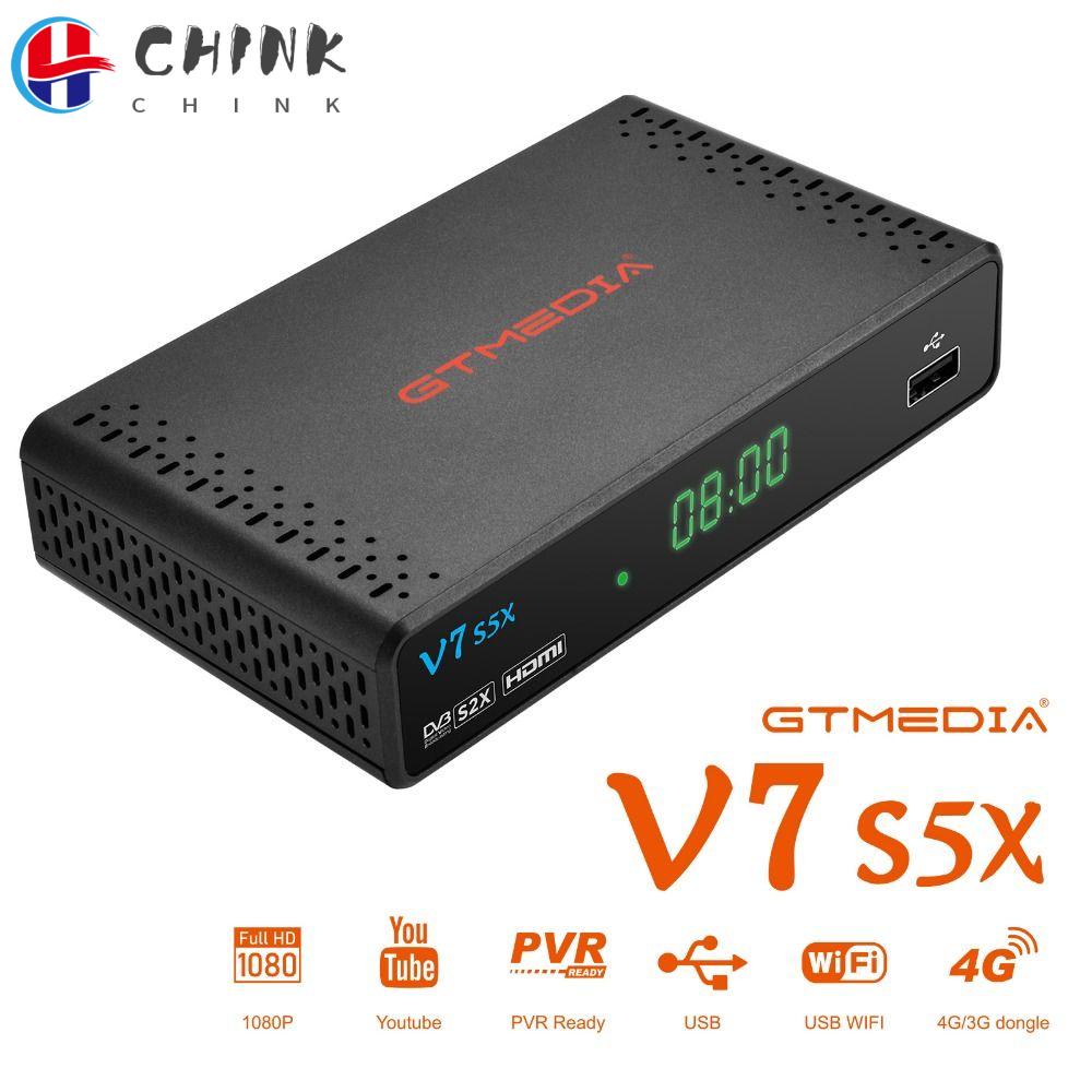 Đầu Thu Tín Hiệu Truyền Hình Vệ Tinh USB Wifi Full HD 1080P Gt Media V7S5X