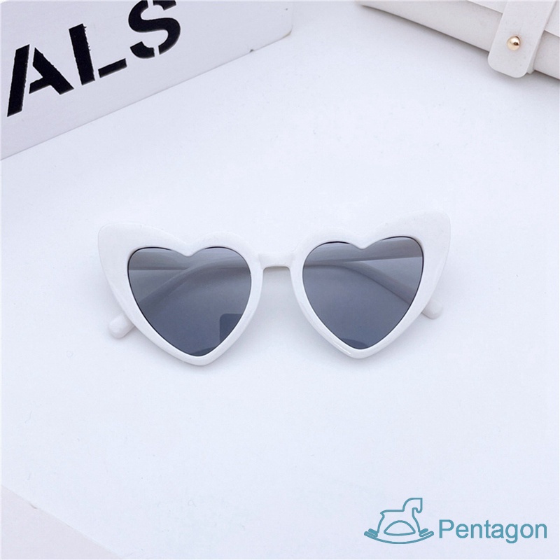 Kính Mát Gọng Trái Tim Chống Tia Uv Thời Trang Cho Bé