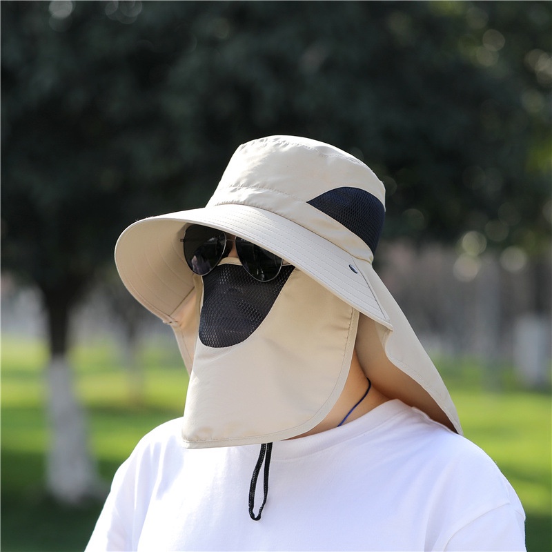 Mũ Bucket Che Nắng Ngoài Trời Kèm Quạt Thời Trang Mùa Hè Hàng Mới Dành Cho Nam Giới