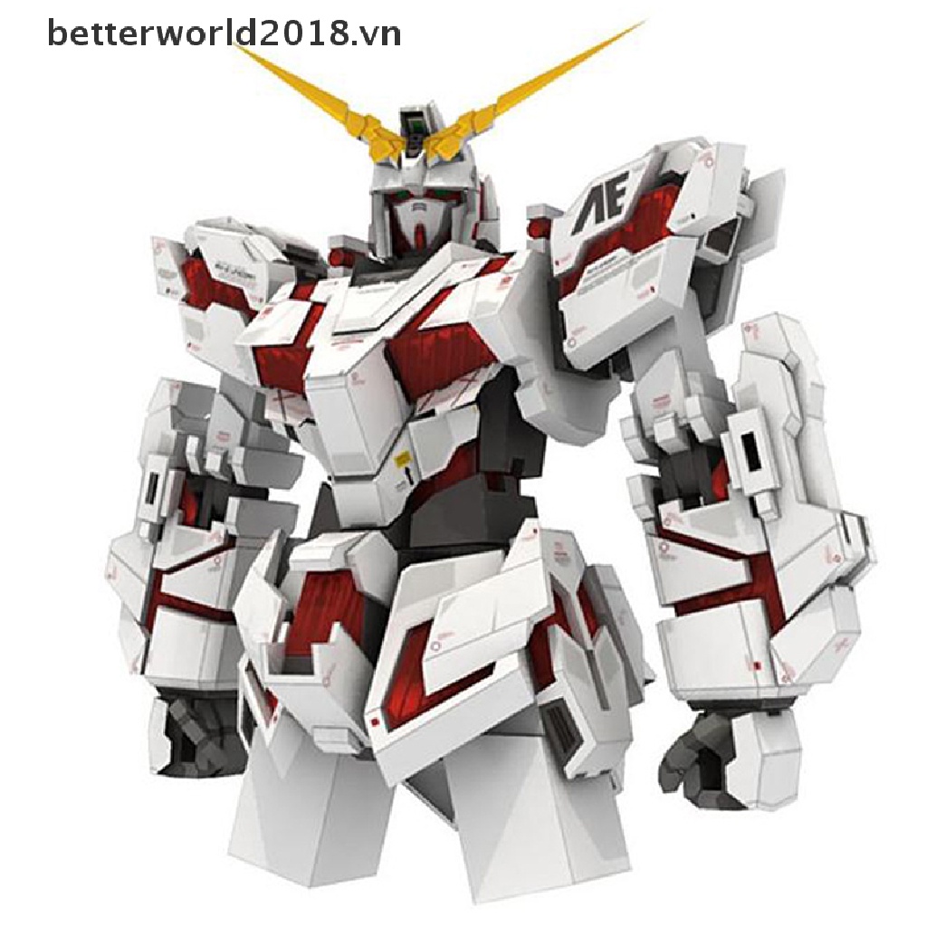 Mô Hình Gundam RX-0 Unicorn 3D Bằng Giấy Độc Đáo DIY
