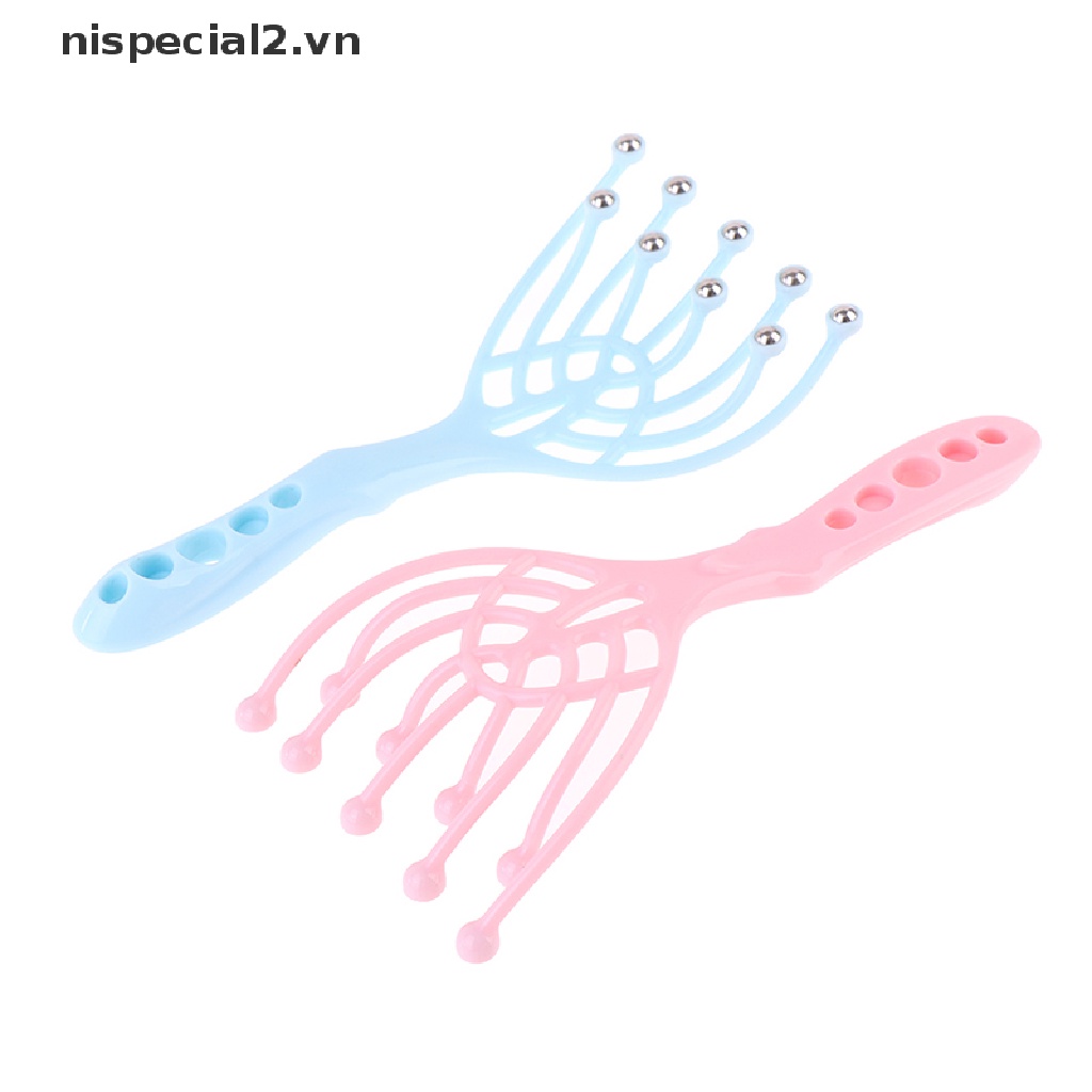Dụng Cụ Mát Xa Da Đầu Hình Bạch Tuộc Giúp Giảm Căng Thẳng