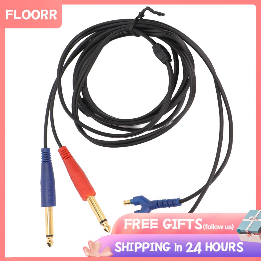 Floorr Portable TDH39 Audiometer Headset Wire Straight Head Stable Transmission Air Conduction Headphone Cable Care