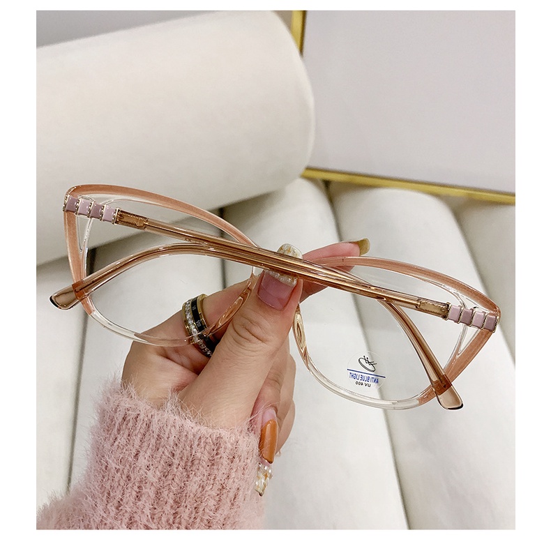 Kính Mát Mắt Mèo TR90 Chống Ánh Sáng Xanh Thời Trang Mới