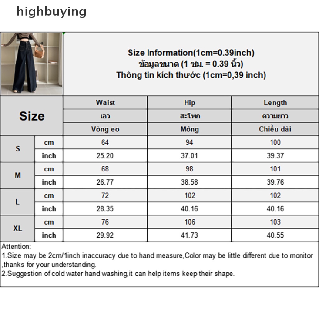 Quần Jeans Dài Ống Rộng Thời Trang Đường Phố Cá Tính Cho Nữ