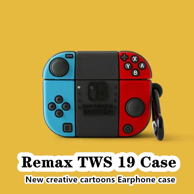 Hàng Có Sẵn!Vỏ Bảo Vệ Hộp Sạc Tai Nghe Remax TWS 19 Remax TWS 19 Hình Hoạt Họa Vui Nhộn