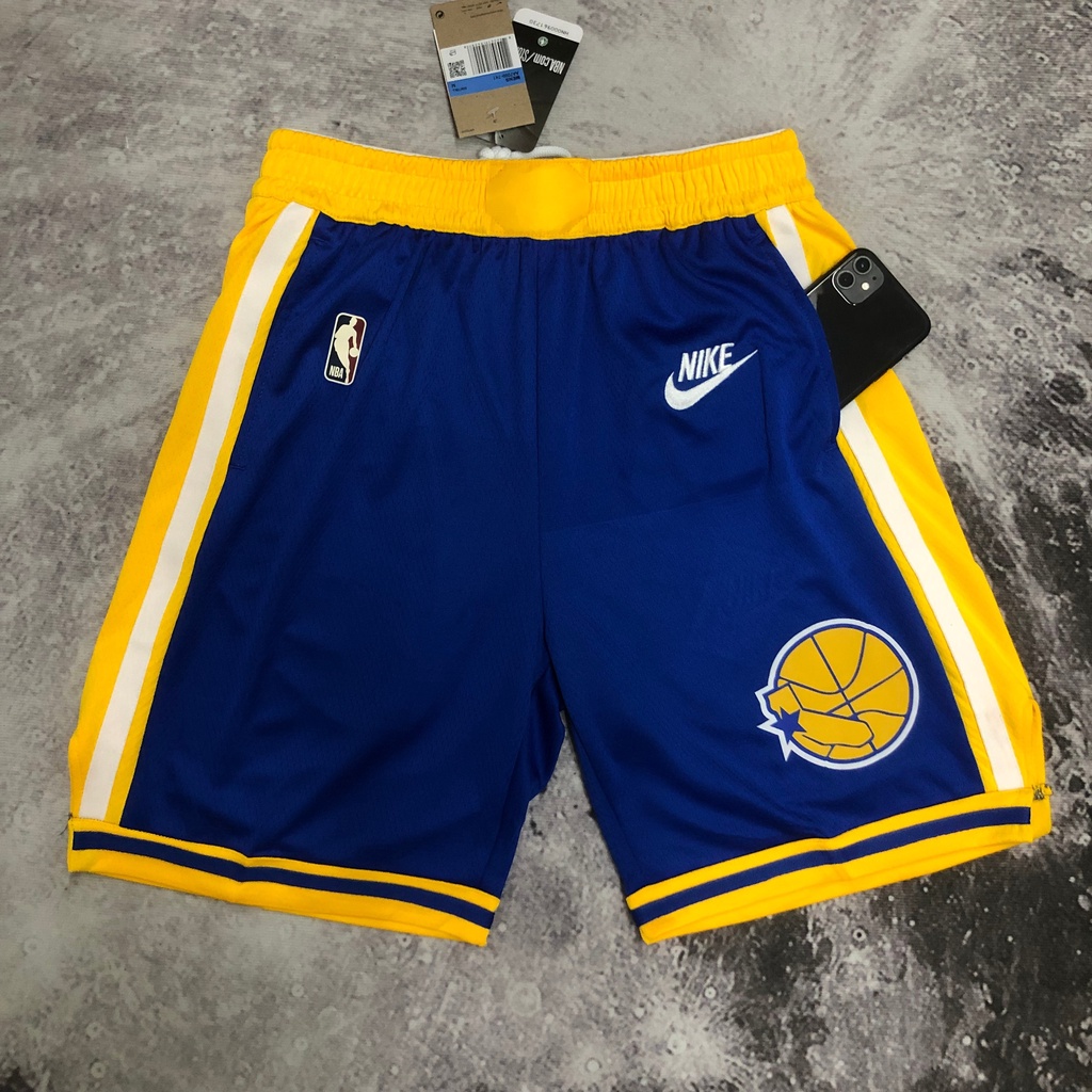 Quần Short Thể Thao Bóng Rổ Dáng Rộng Kiểu Chiến Binh 23 Warriors Cá Tính Cho Nam