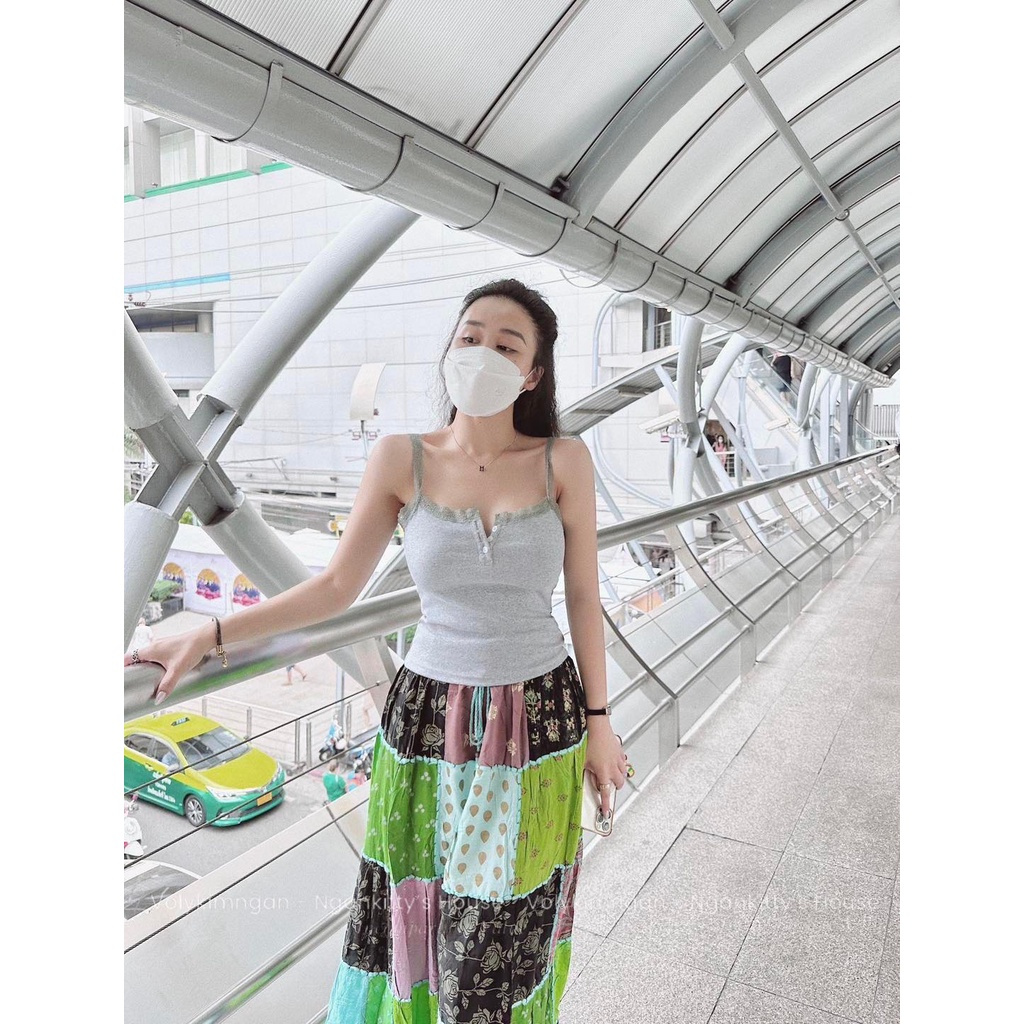 Chân váy boheme màu TL 100#61057