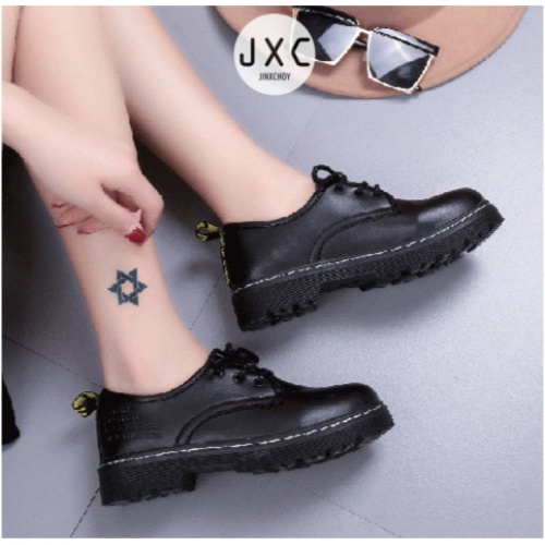 JINxCHOY Classic black Oxford shoes student work shoes anti-slip