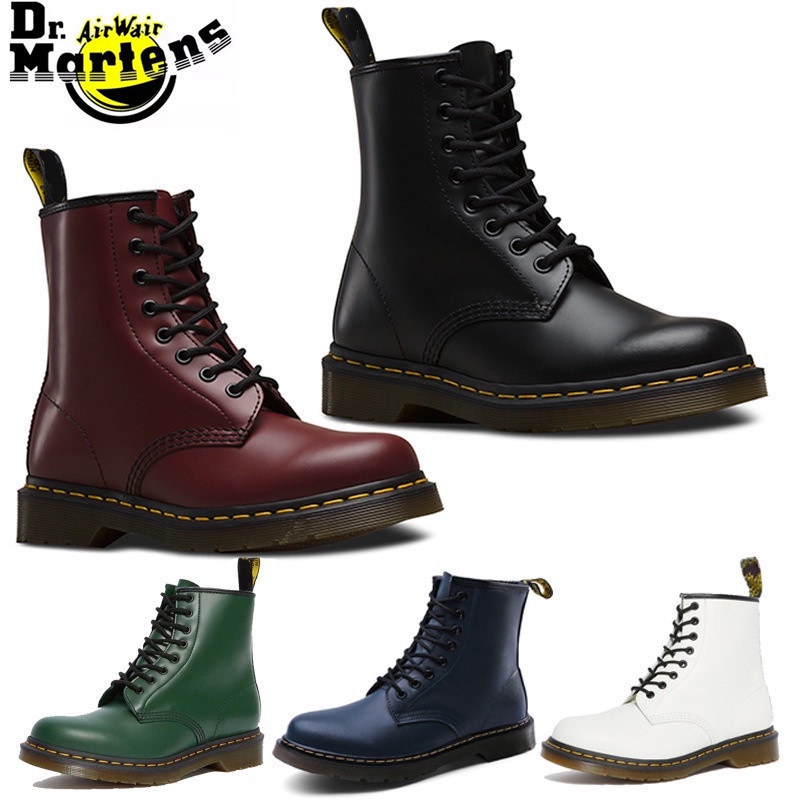 Hàng Có Sẵn Dr... Giày Bốt Martin Da Thật Cổ Cao Chống Trượt Thời Trang Cho Cặp Đôi Size 35-47