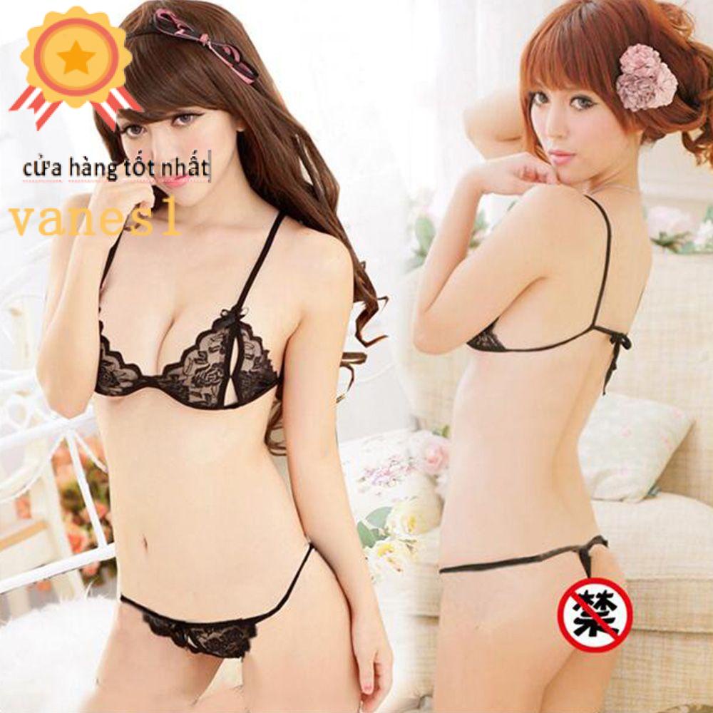 Bộ Bikini Lọt Khe Phối Ren Thời Trang Quyến Rũ Cho Nữ 1 Món