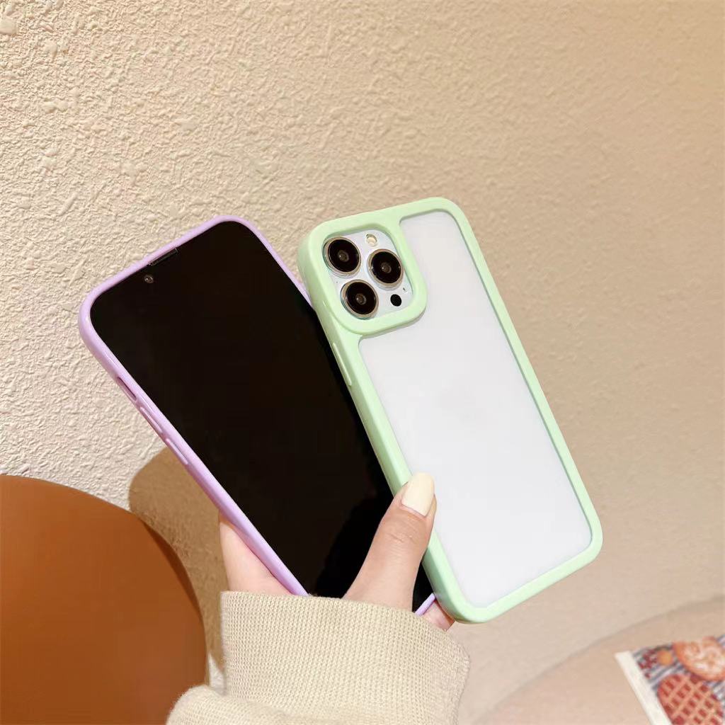 Ốp Điện Thoại TPU Silicon Mềm Trong Suốt Chống Sốc Bảo Vệ Ống Kính Máy Ảnh Cho iphone 14 Pro Max 13 12 11