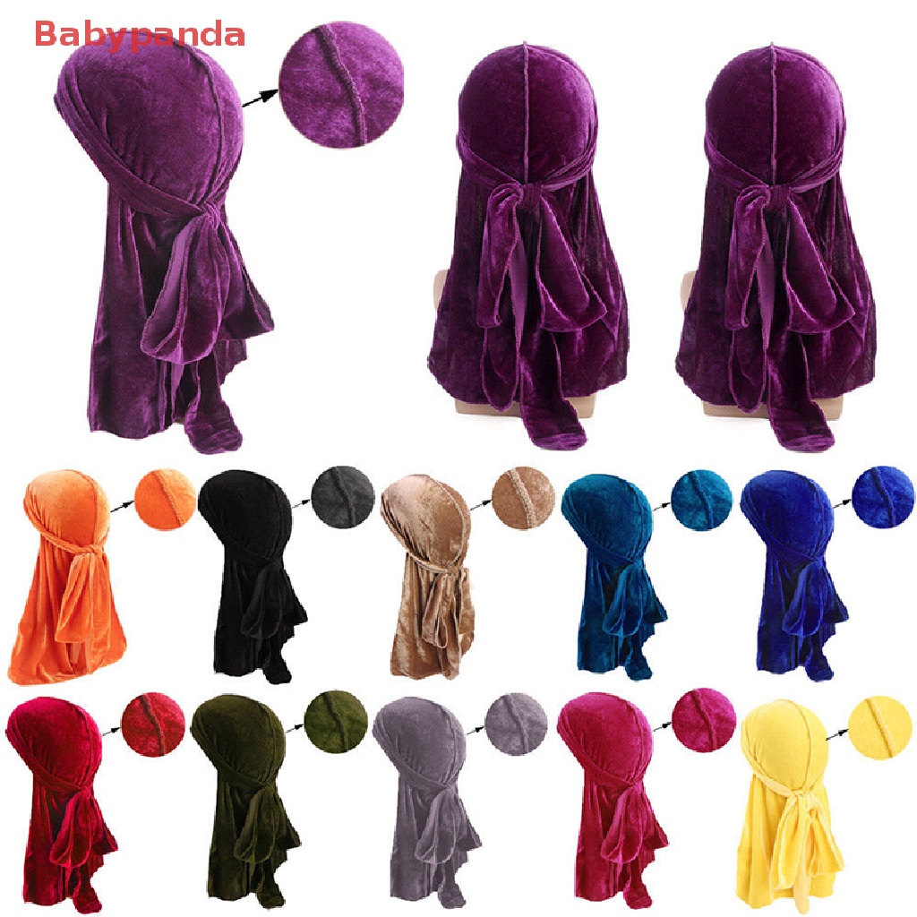 Mũ Trùm Đầu Bằng Lụa Nhung Thoáng Khí Cho Nam Và Nữ Doo Durag