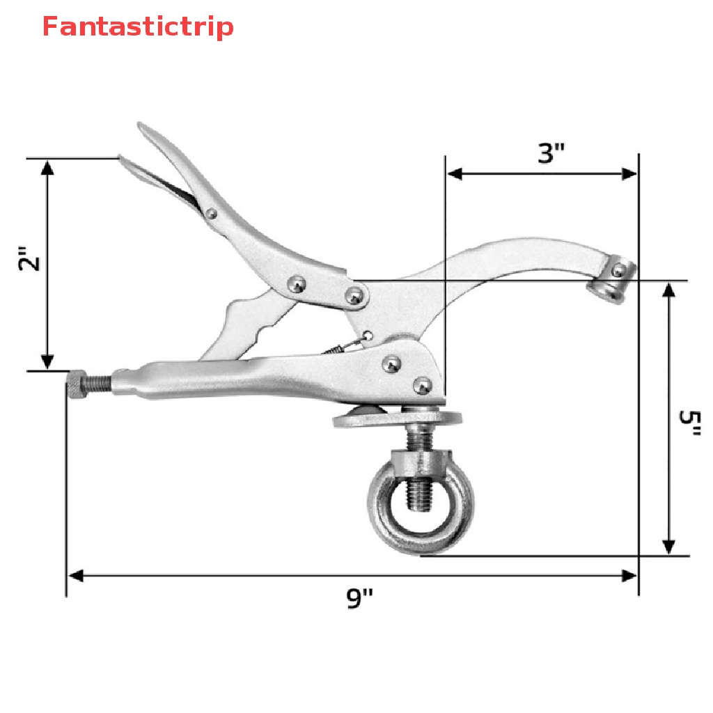 [Fantastictrip] Kẹp Cố Định Mũi Khoan Gỗ 9 Inch Có Khóa Và Đòn Bẩy Tháo Gỡ Mới