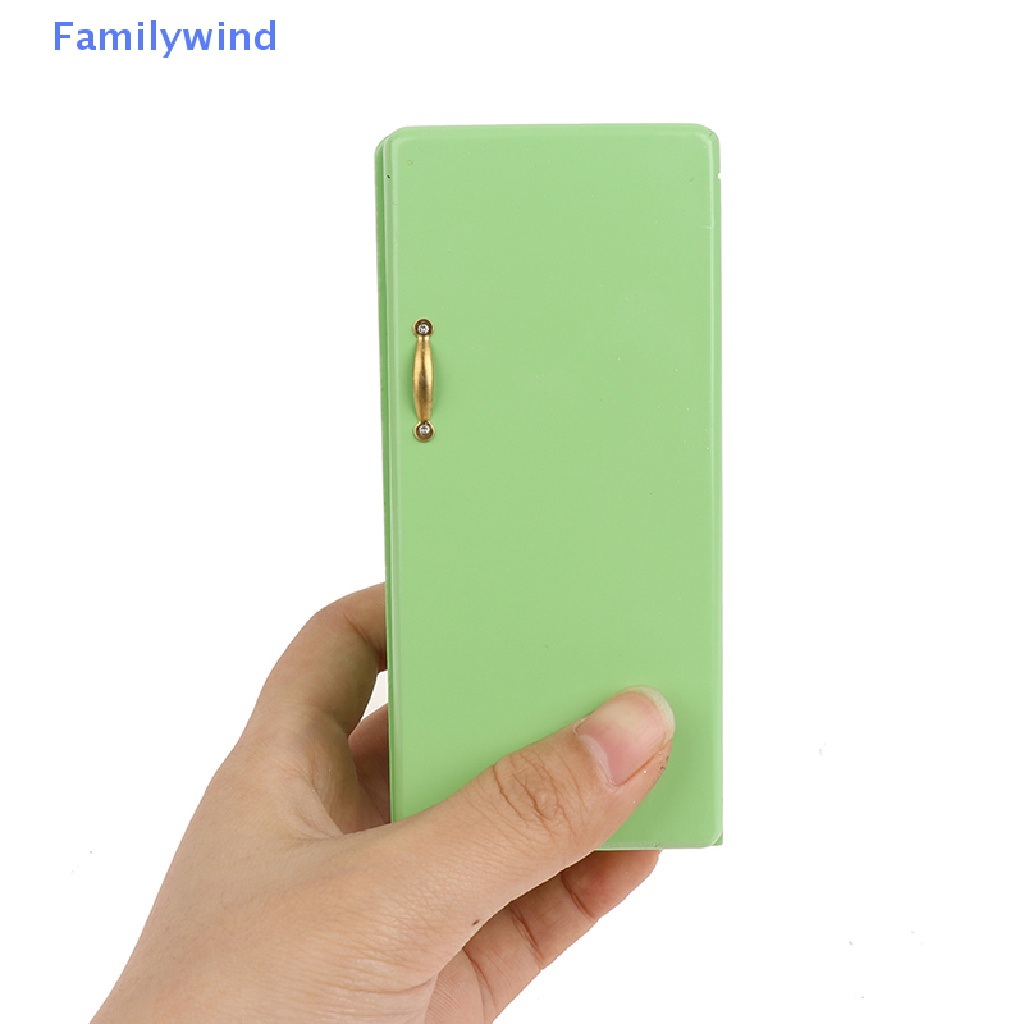 Mô Hình Tủ Lạnh Phong Cách vintage Tỉ Lệ 1: 12 Trang Trí Nhà Búp Bê