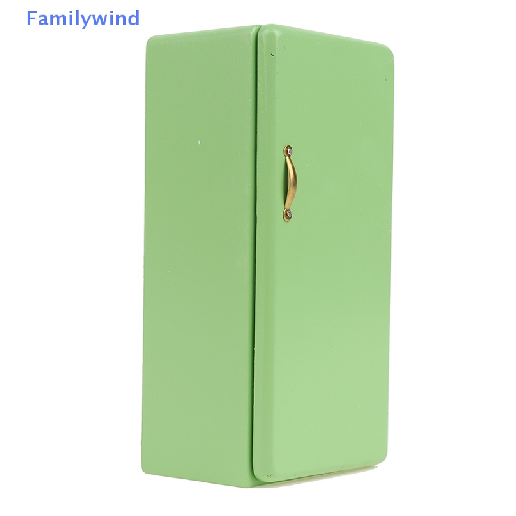 Mô Hình Tủ Lạnh Phong Cách vintage Tỉ Lệ 1: 12 Trang Trí Nhà Búp Bê