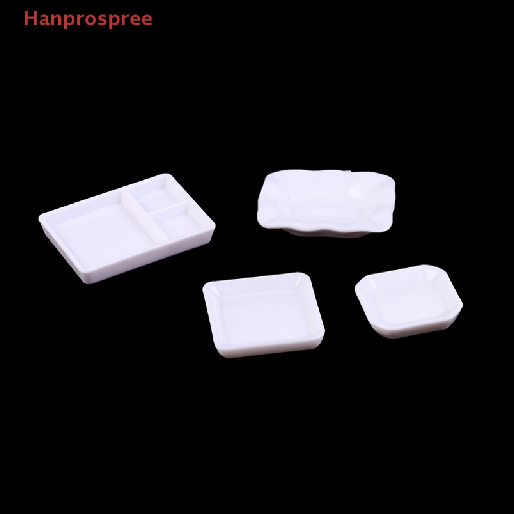 Set 12 Đĩa Trắng 1: 12 Dùng Để Trang Trí Nhà Búp Bê