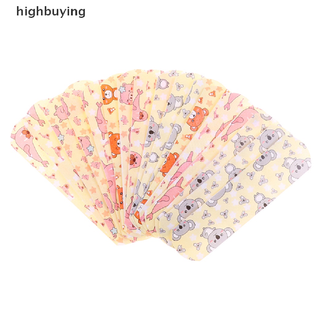 Set 120 Băng Cá Nhân Thoáng Khí Chống Thấm Nước Họa Tiết Hoạt Hình