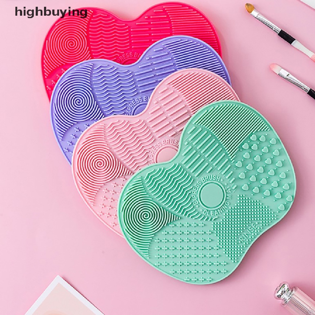 Miếng Silicone Vệ Sinh Cọ Trang Điểm Tiện Lợi