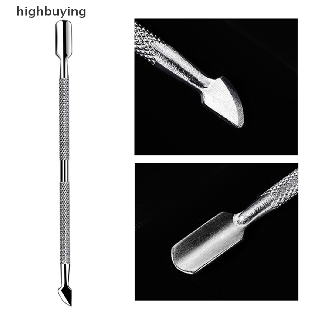 Set 1 / 3 Dụng Cụ Làm Móng Hai Đầu Bằng Thép Không Gỉ