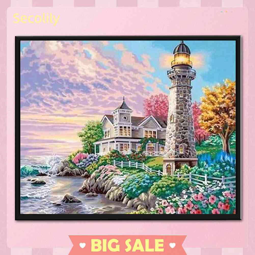 Toàn Bộ Bộ Tranh Thêu Chữ Thập 11CT DIY Hình Phong Cảnh