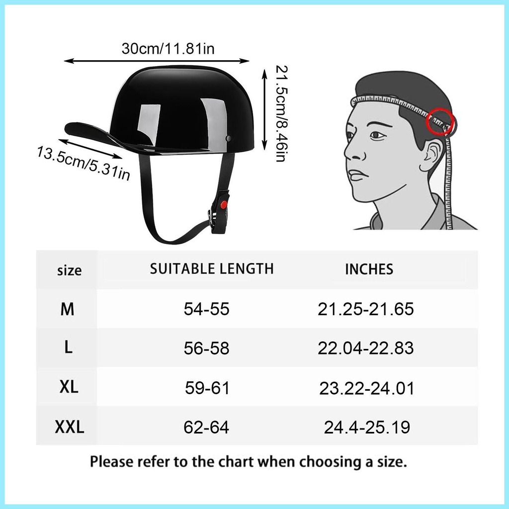 Mũ Bảo Vệ Nửa Đầu An Toàn Khi Đi Xe Máy Dành Cho Nam Và Nữ