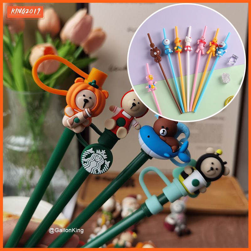 1 Ống Hút Bằng Silicone Có Thể Tái Sử Dụng Nhiều Lần