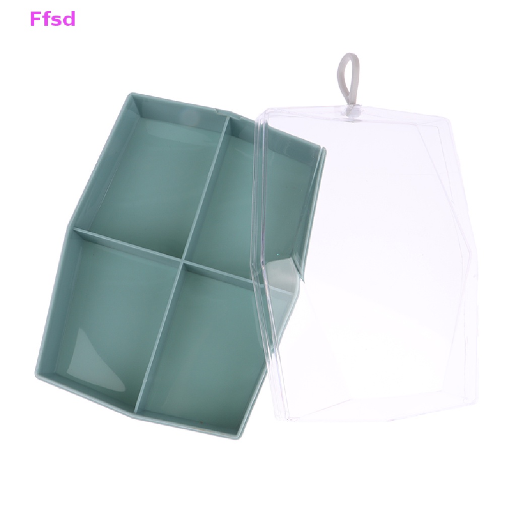 Giá Đỡ 4 Ngăn Phơi Khô Bông Mút Trang Điểm Tiện Dụng