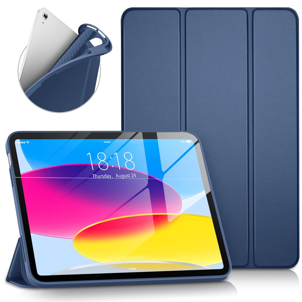 Ốp Máy Tính Bảng Da PU Đế Lật Từ Tính Cho iPad 10 10.9 2022 10th Generation A2757 A2777 A2696